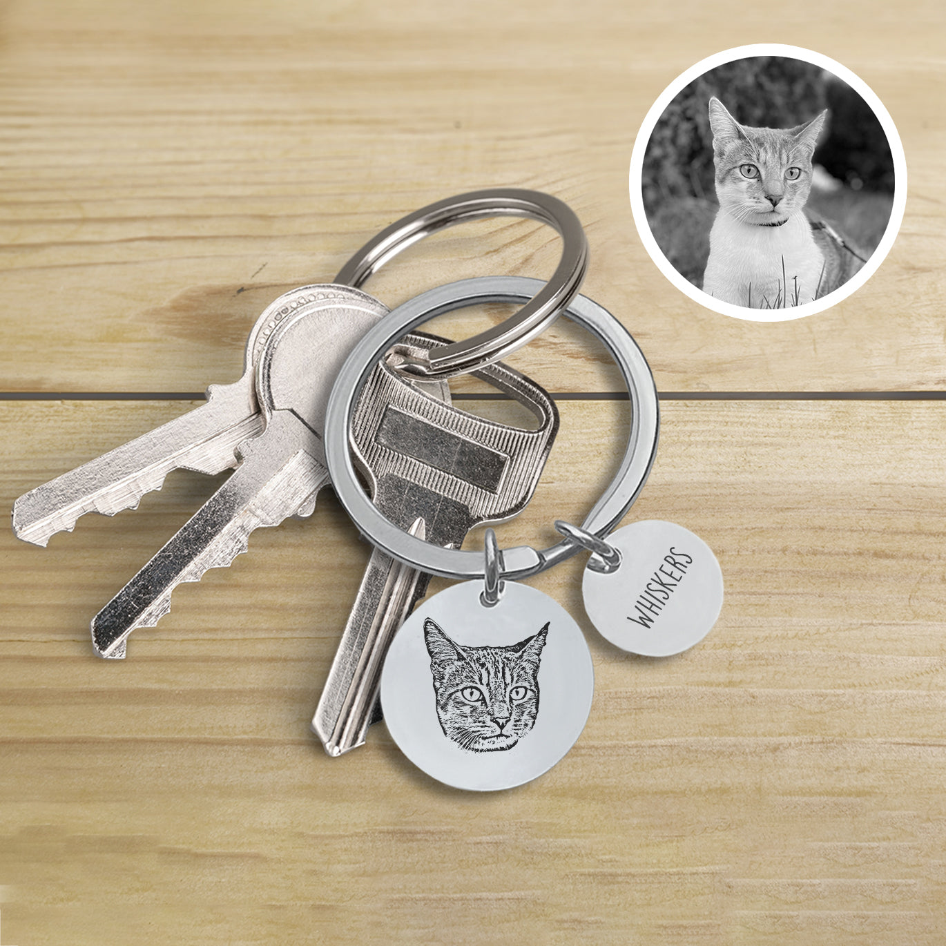 Custom Pet Charm Keychain