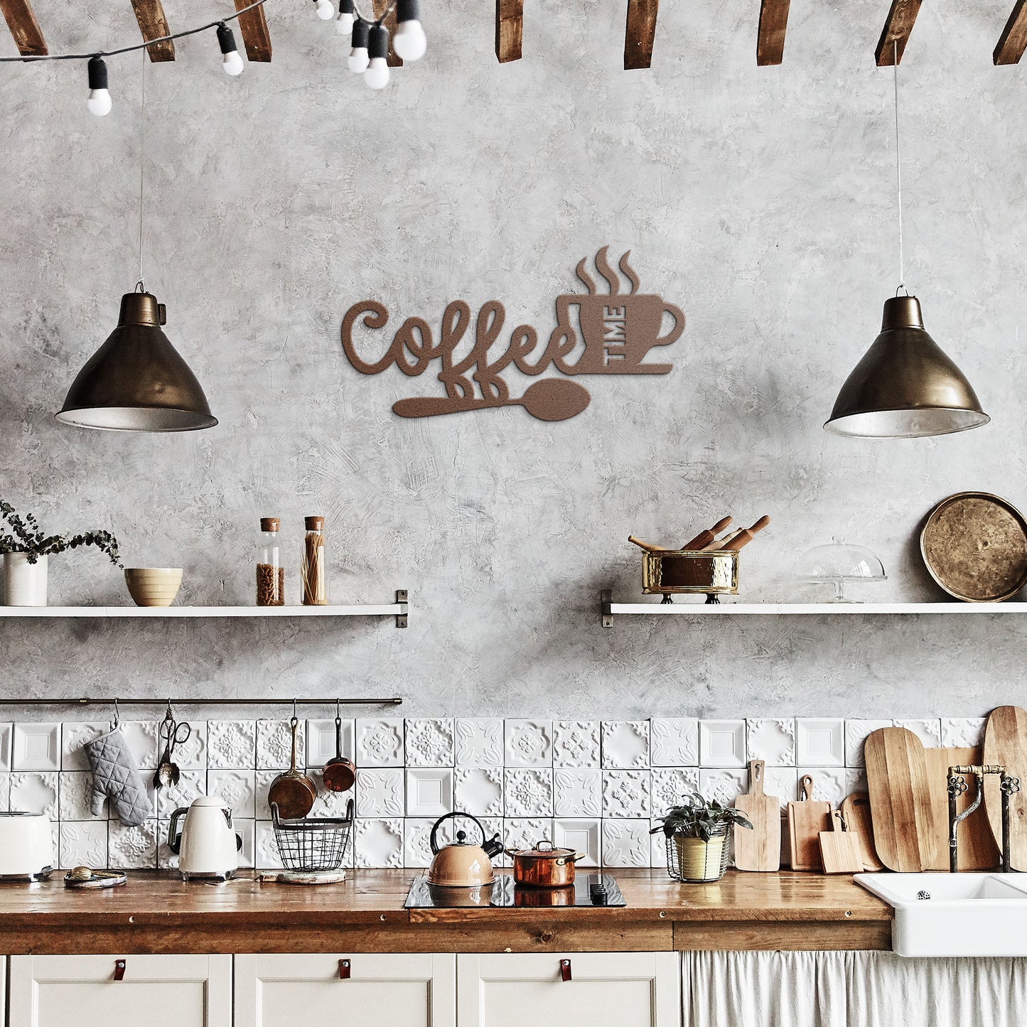 Coffee Time Kitchen Decor